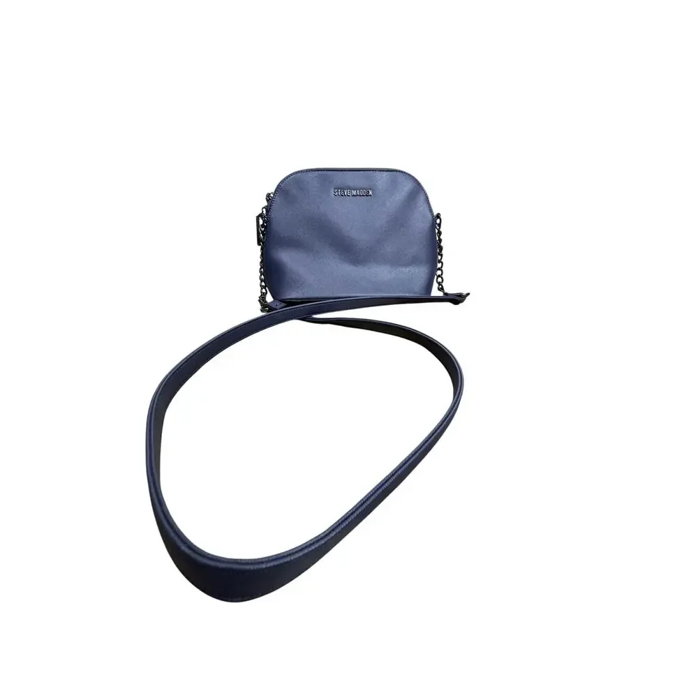 Steve Madden Cindy Navy Dome Crossbody Bag